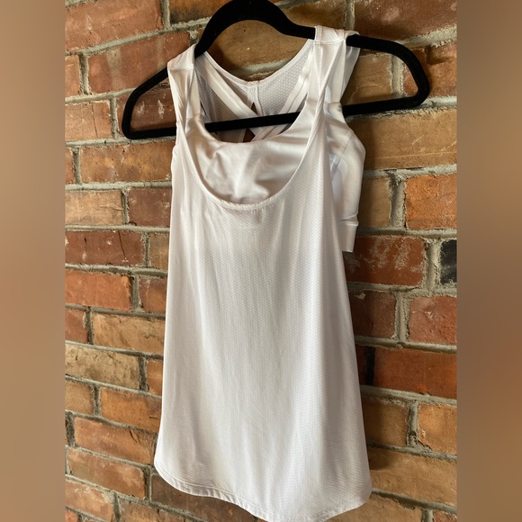 LULULEMON ready & go tank white size 4 support tank & strappy back bra duo - Picture 5 of 10